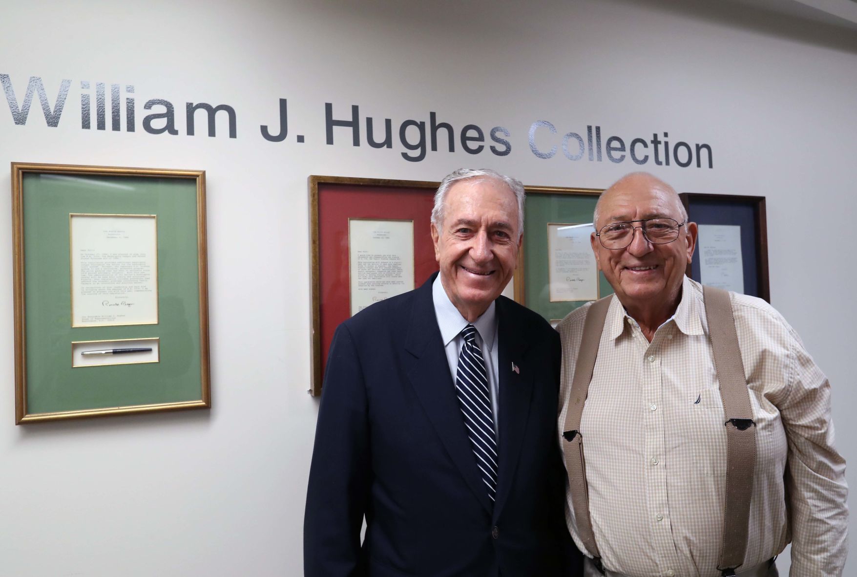 William Hughes former US Ambassador and Congressman who is recei